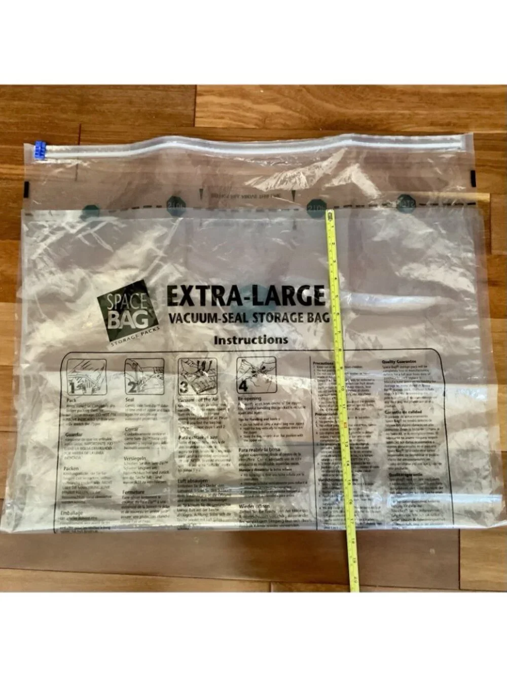 Vacuum Seal SpaceBags Storage Clothing 1 Jumbo, 2 XL, 1 L, 1 M Set Of 5 Bags ITW